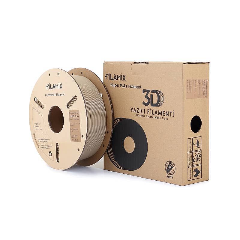 Filamix Hyper PLA + Filament Ahşap Rengi 1.75mm 1000gr - 3