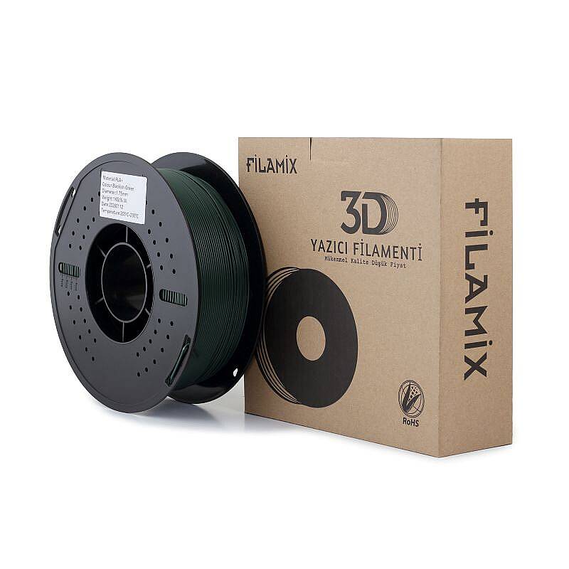 Filamix PLA Plus Filament Koyu Yeşil 1.75mm 1000gr - 3