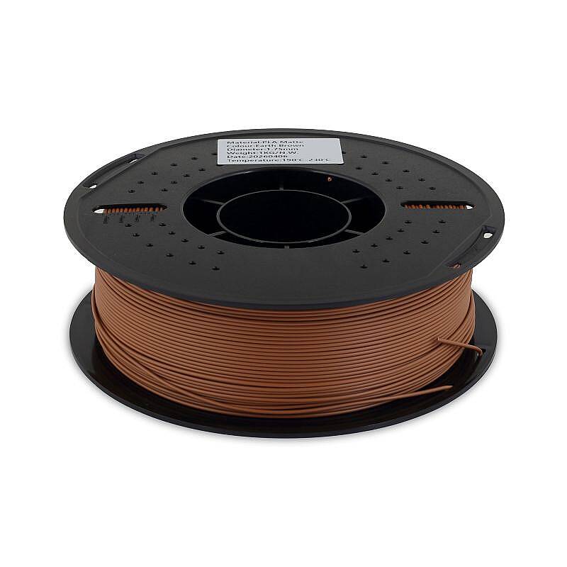 Filamix PLA Mat Filament Earth Brown 1.75mm 1000gr - 2