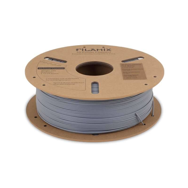 Filamix PLA Mat Filament Gray 1.75mm 1000gr - 2