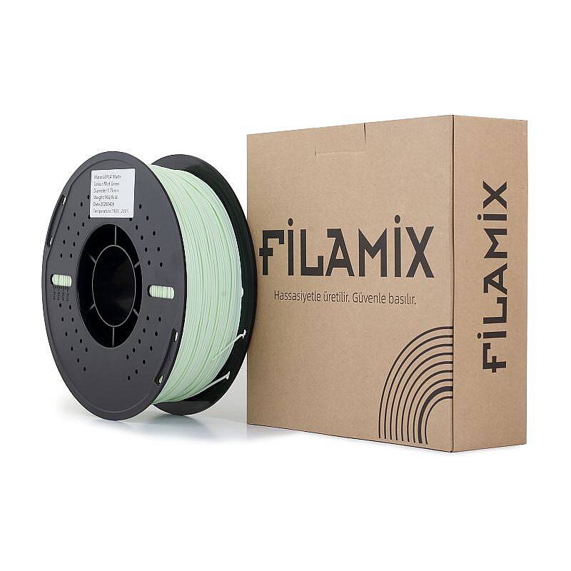Filamix PLA Mat Filament Mint Green 1.75mm 1000gr - 3
