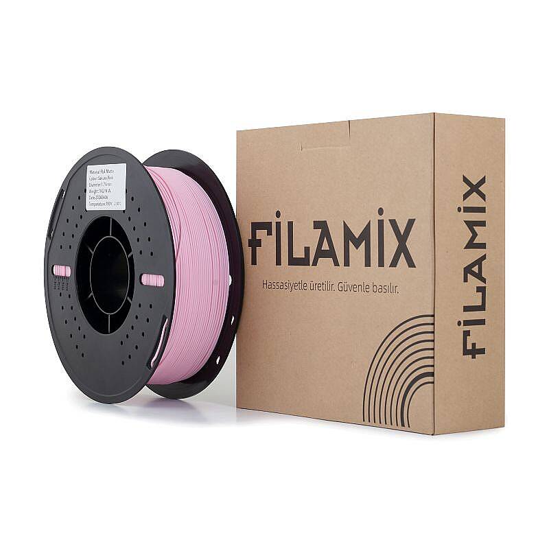 Filamix PLA Mat Filament Sakura Pink 1.75mm 1000gr - 2