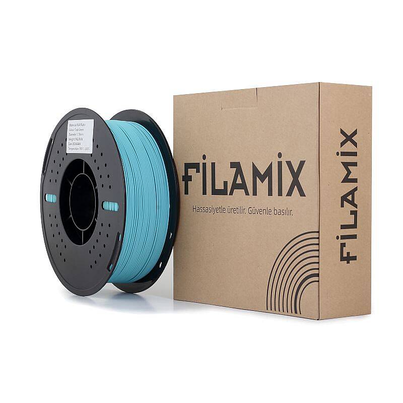 Filamix PLA Mat Filament Teal Green 1.75mm 1000gr - 3