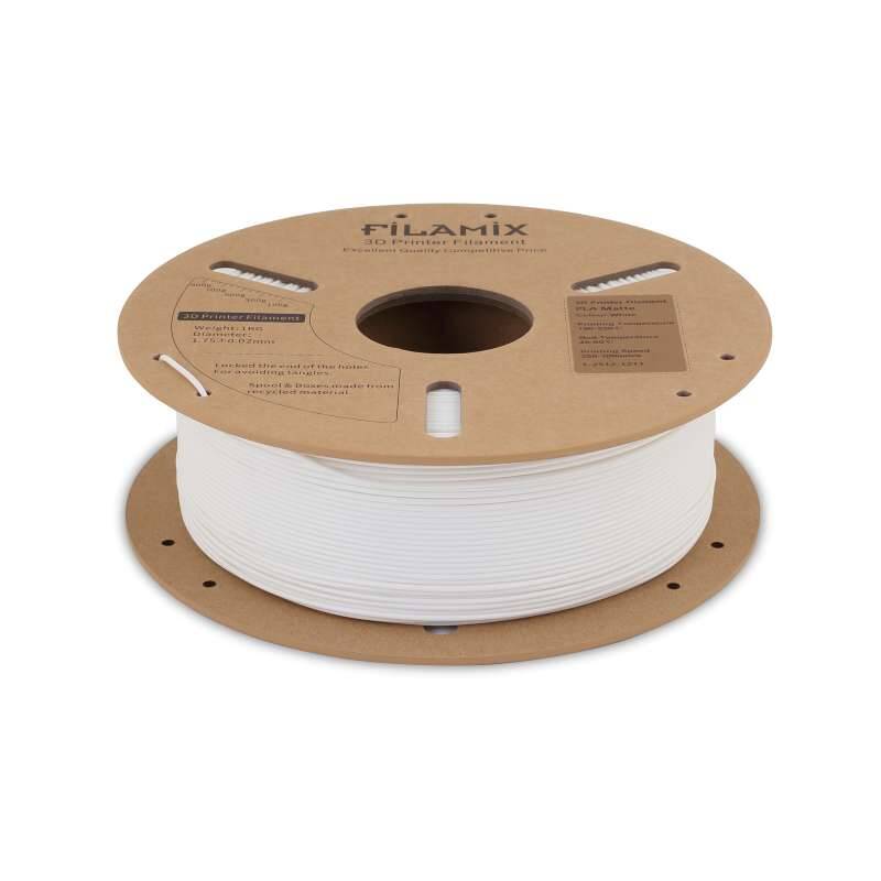 Filamix PLA Mat Filament White 1.75mm 1000gr - 2