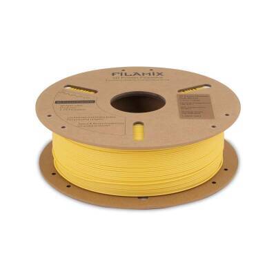 Filamix PLA Mat Filament Yellow 1.75mm 1000gr - Filamix (1)