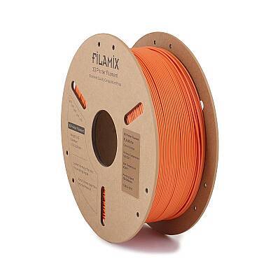 Filamix PLA Mat Filament Orange 1.75mm 1000gr