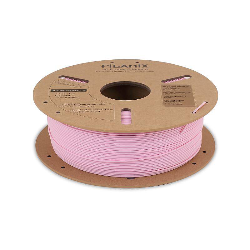 Filamix PLA Mat Filament Pink 1.75mm 1000gr - 2