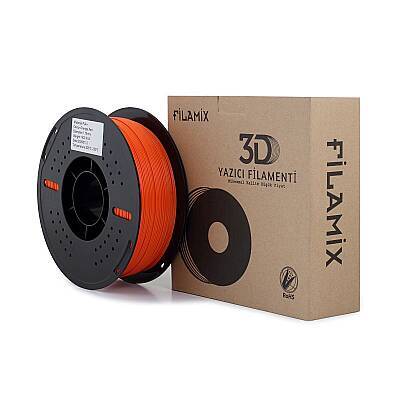 Filamix PLA Plus Filament Orange Red 1.75mm 1000gr - 3 data-big=