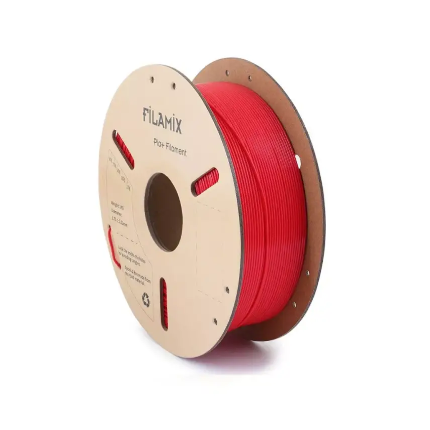 Filamix PLA Plus Filament Ateş Kırmızı 1.75mm 1000gr - 1