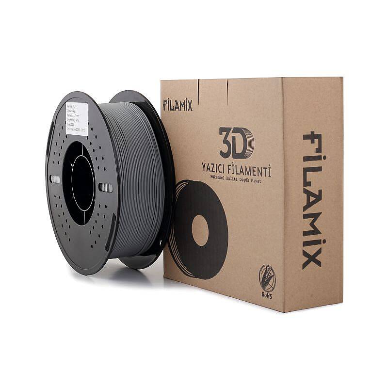 Filamix PLA Plus Filament Gray 1.75mm 1000gr - 3
