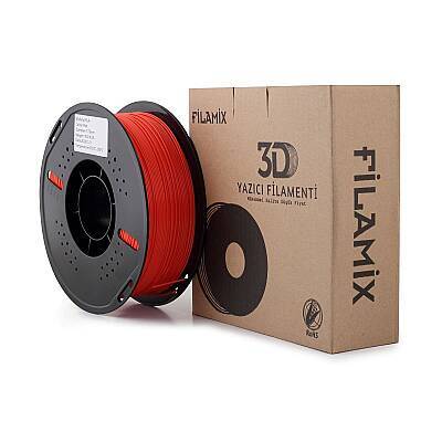 Filamix PLA Plus Filament Red 1.75mm 1000gr - 3 data-big=