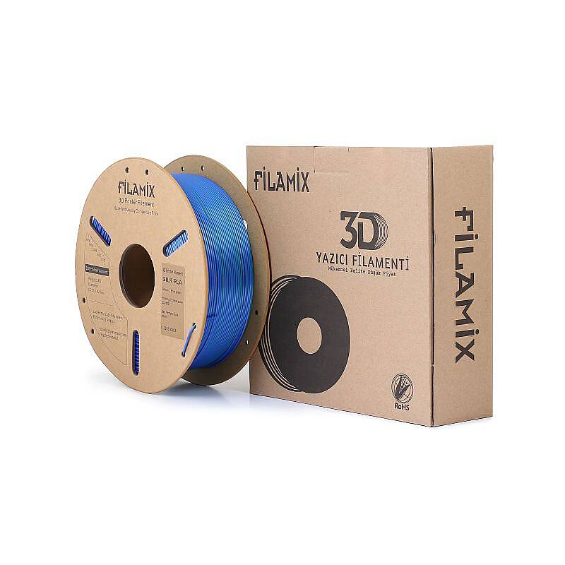 Filamix PLA Silk Magic Blue - Green Filament 1.75mm 1000gr - 3