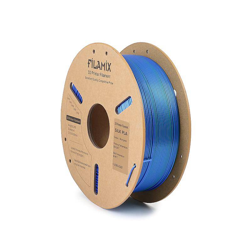 Filamix PLA Silk Magic Blue - Green Filament 1.75mm 1000gr - 1