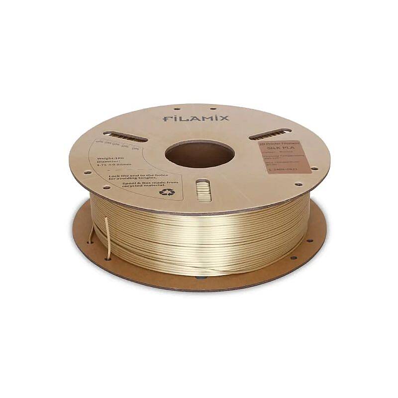 Filamix PLA Silk Bronze Filament 1.75mm 1000gr - 2
