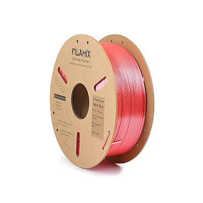 Filamix PLA Silk Coral Pink Filament 1.75mm 1000gr