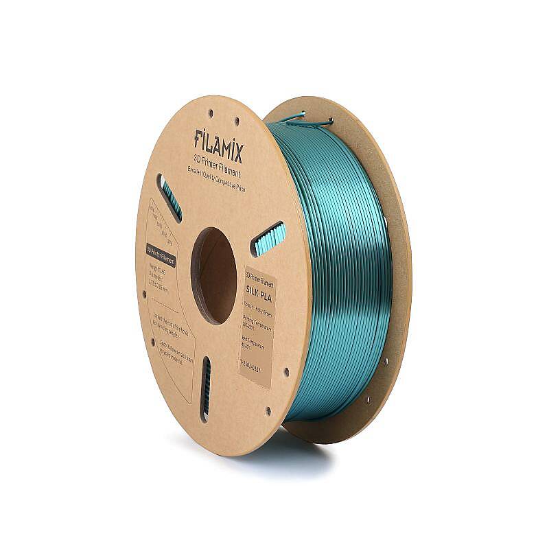 Filamix PLA Silk Holly Green Filament 1.75mm 1000gr - 1