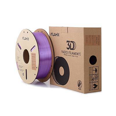 Filamix PLA Silk Purple Filament 1.75mm 1000gr - 3