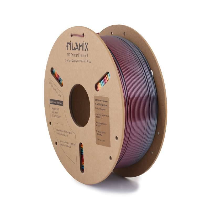 Filamix PLA Silk Rainbow Filament 1.75mm 1000gr - 1