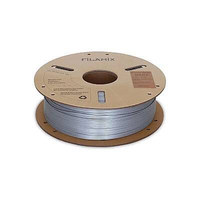 Filamix PLA Silk Silver Filament 1.75mm 1000gr - Filamix (1)