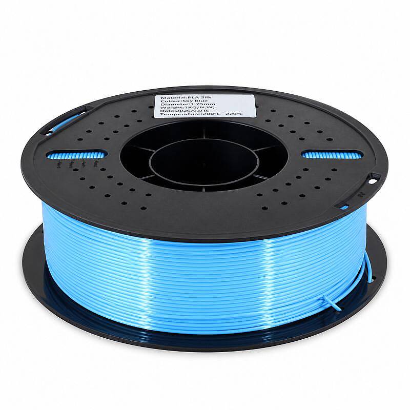 Filamix PLA Silk Sky Blue Filament 1.75mm 1000gr - 2