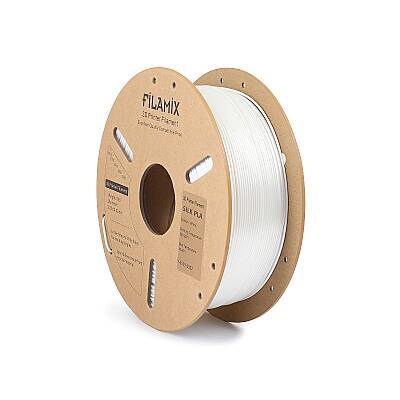 Filamix PLA Silk White Filament 1.75mm 1000gr