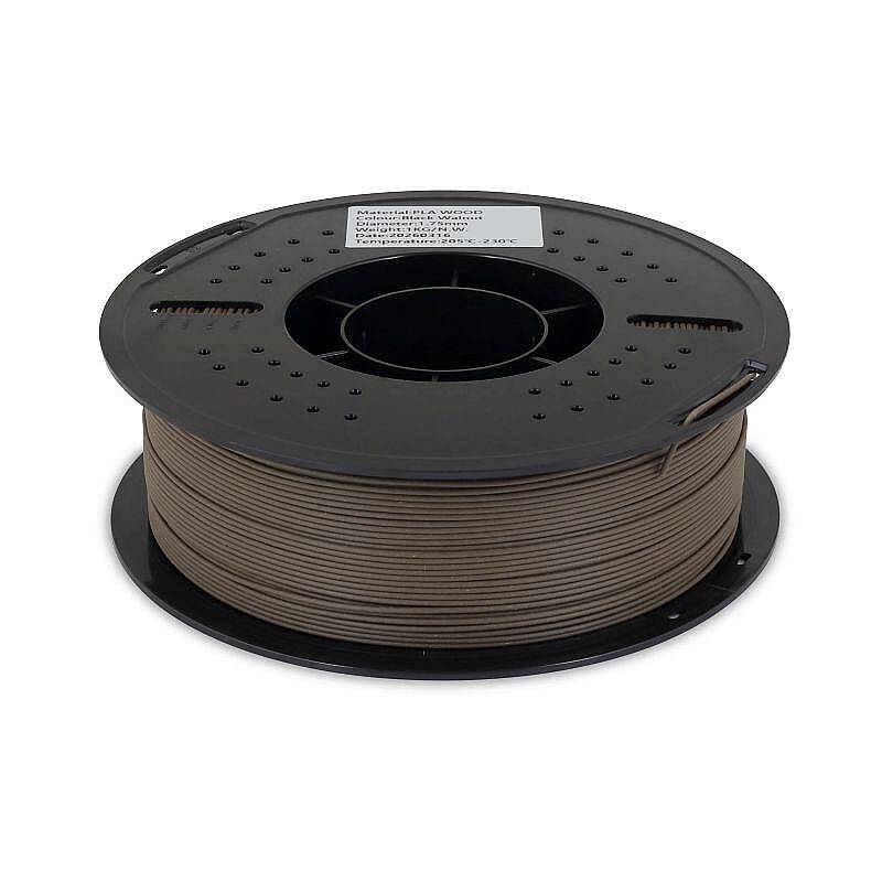 Filamix PLA Wood Filament Black Walnut 1.75mm 1000gr - 2