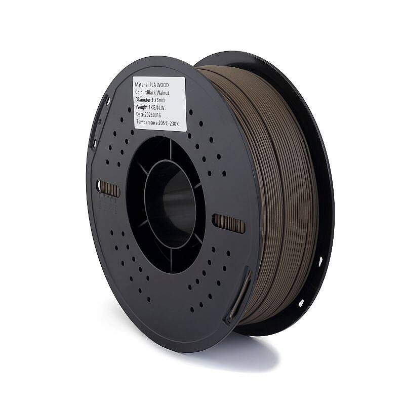 Filamix PLA Wood Filament Black Walnut 1.75mm 1000gr - 1