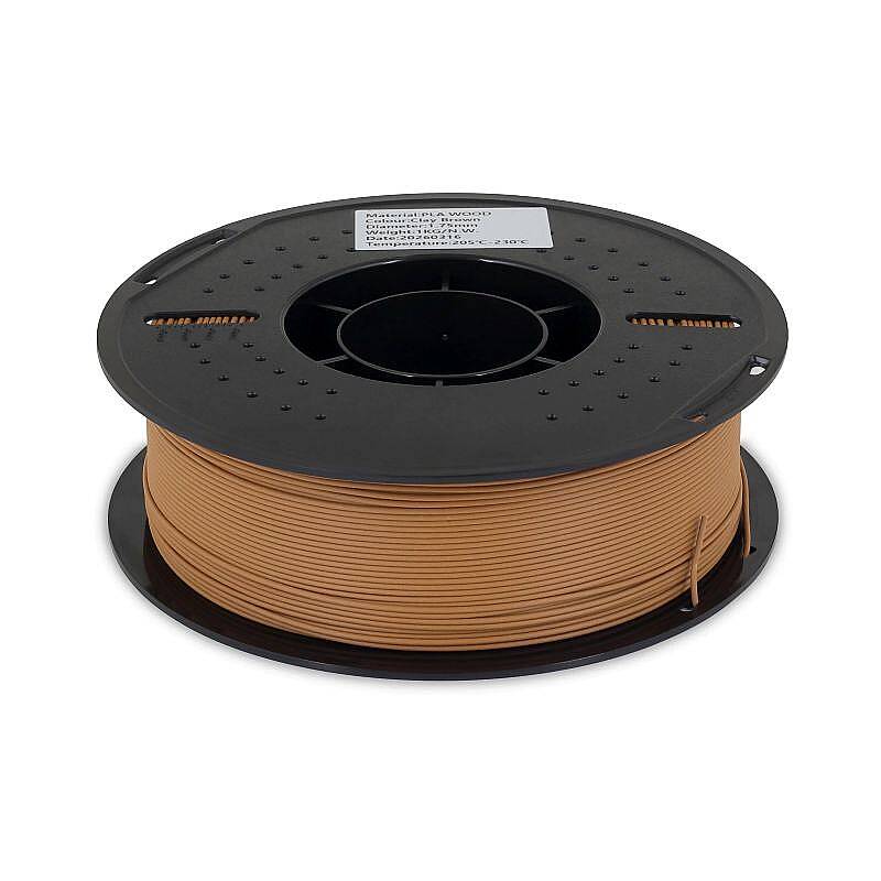 Filamix PLA Wood Filament Clay Brown 1.75mm 1000gr - 2