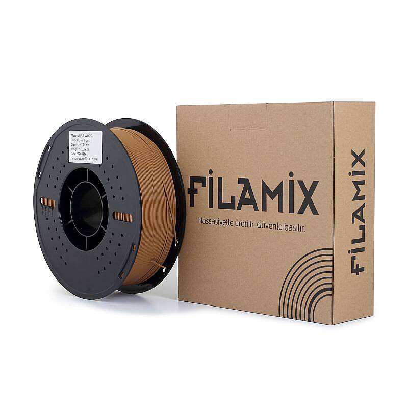 Filamix PLA Wood Filament Clay Brown 1.75mm 1000gr - 3