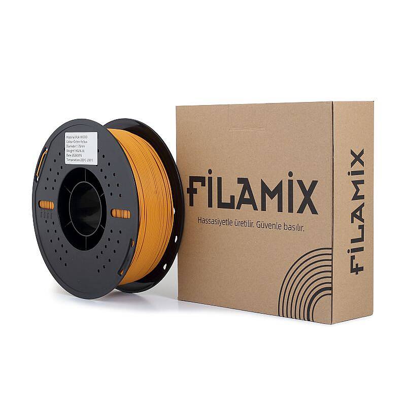 Filamix PLA Wood Filament Ochre Yellow 1.75mm 1000gr - 3