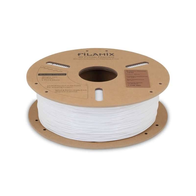 Filamix TPU 95A Filament Beyaz 1.75mm 1000gr - 2