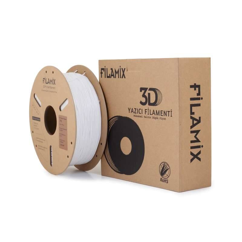 Filamix TPU 95A Filament Beyaz 1.75mm 1000gr - 3