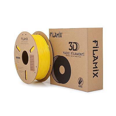Filamix TPU 95A Filament Yellow 1.75mm 1000gr - 3 data-big=