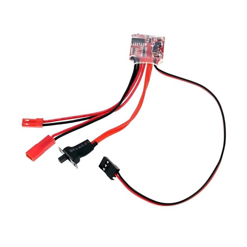 Fırçalı 20A RC ESC 2S 2Khz - İki Yönlü - 1