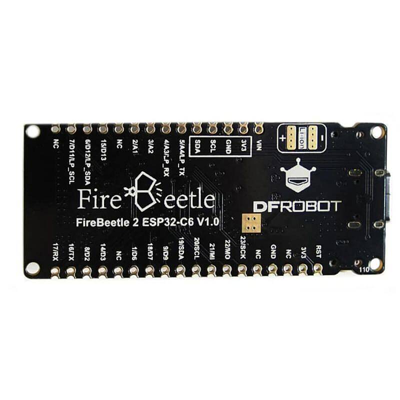 FireBeetle 2 ESP32 C6 IoT Geliştirme Kartı - Wi-Fi 6 & Bluetooth 5 - 5