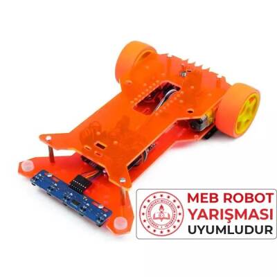 Flash Çizgi İzleyen Robot Kiti - MEB Temel Seviye Uyumlu (Montajsız) - Jsumo (1)