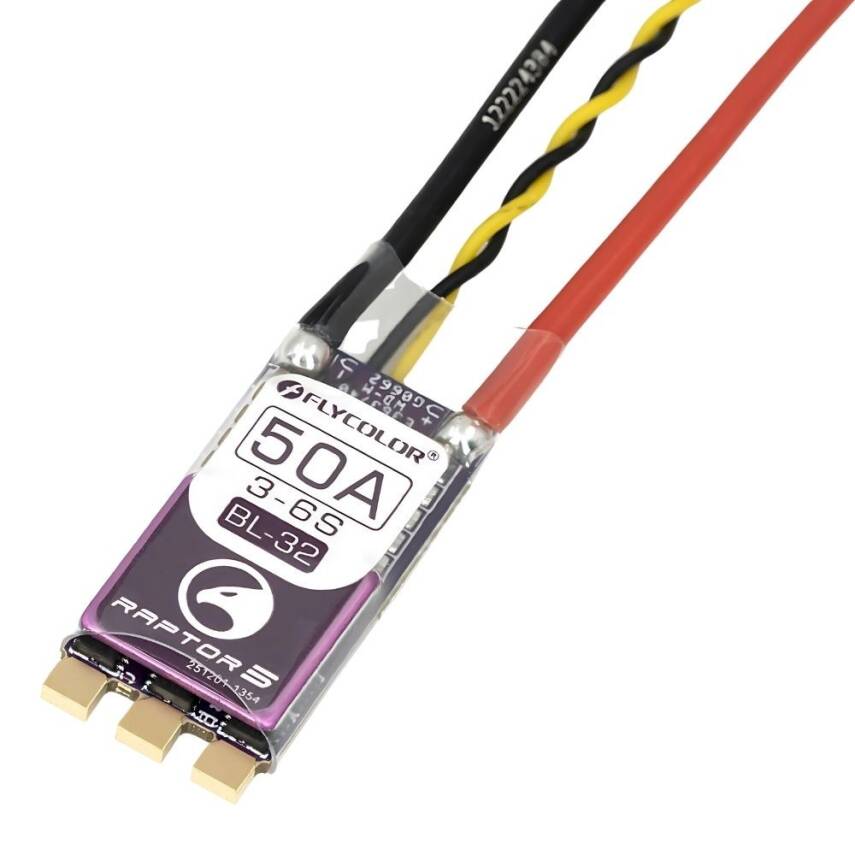 Flycolor Raptor 5 50A Fırçasız ESC - BLHeli-32 - 1