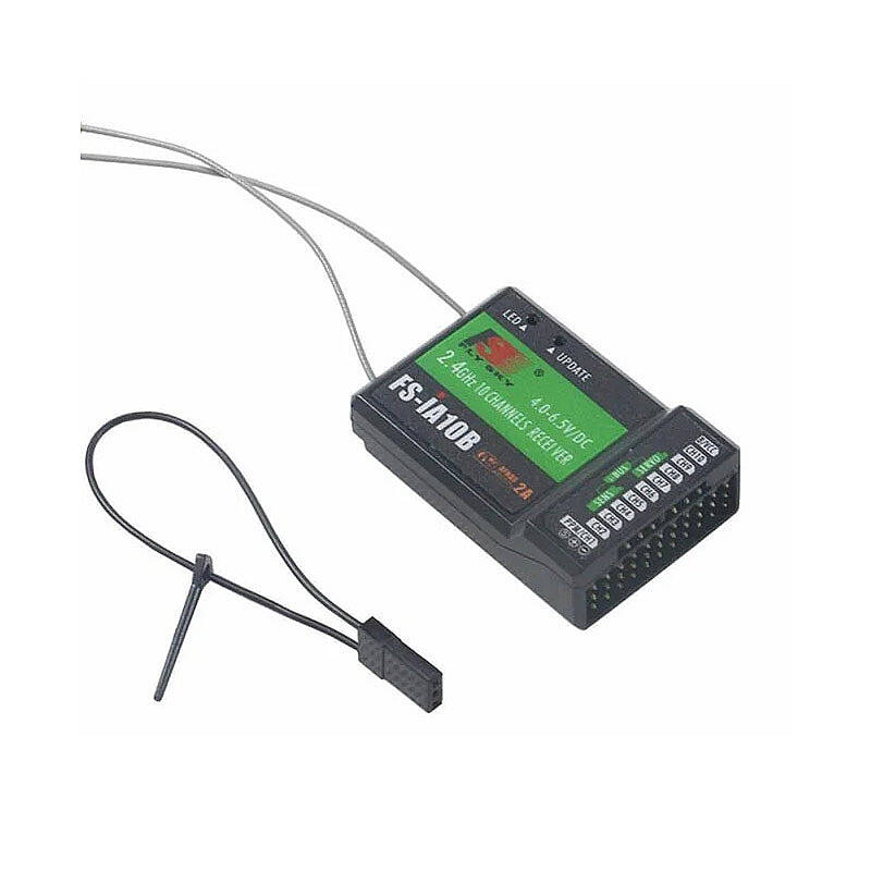 FlySky FS-iA10B 10 Kanal 2.4GHz AFHDS 2A RC Kumanda Alıcısı - i-BUS / PPM / PWM Destekli - 1