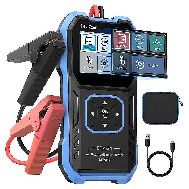 FNIRSI BTM-24 12V/24V Dijital Akü Test Cihazı - 1