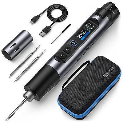 FNIRSI HS-03 10W Kablosuz Şarjlı Akıllı Kalem Havya - 2600mAh Değiştirilebilir Pil - 1 data-big=