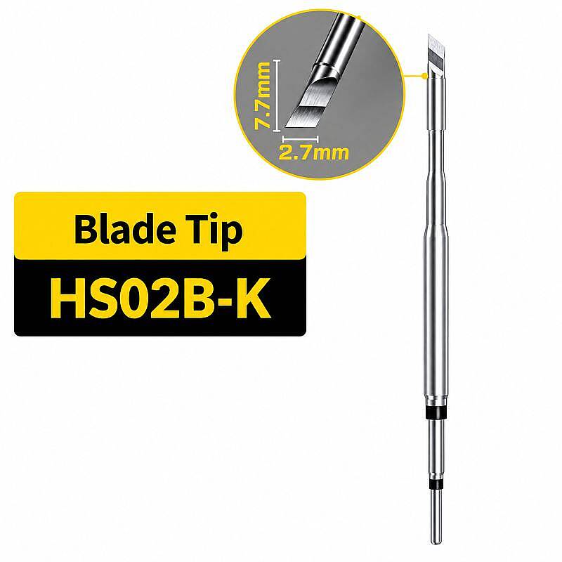 FNIRSI HS02B-K Bıçak Uçlu Havya Ucu - HS-02B Uyumlu - F210 - 1