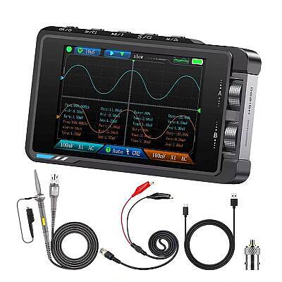 FNIRSI DS215H 2’si 1 Arada 50MHz Çift Kanal Dijital Osiloskop ve DDS Sinyal Jeneratörü - 1 data-big=