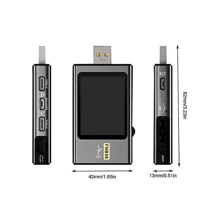 FNIRSI ­FNB58 USB Voltmetre Ampermetre Test Cihazı - 3
