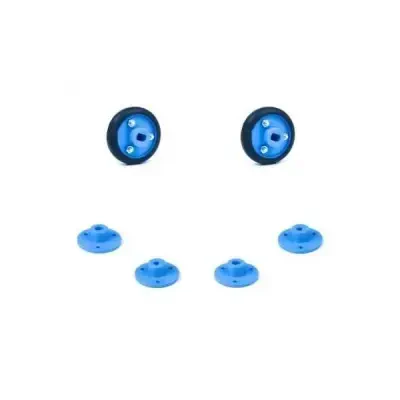 Geçmeli Tekerlek Seti 30x8mm - Mavi - 1 data-big=