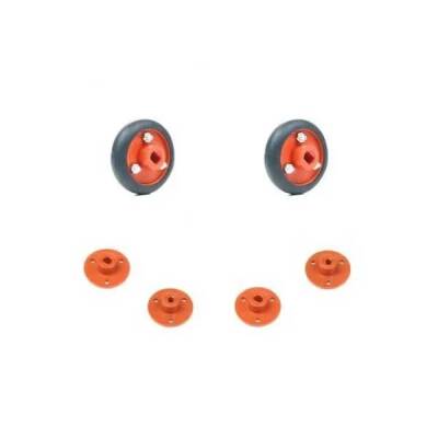 Geçmeli Tekerlek Seti 30x8mm - Turuncu - 1 data-big=