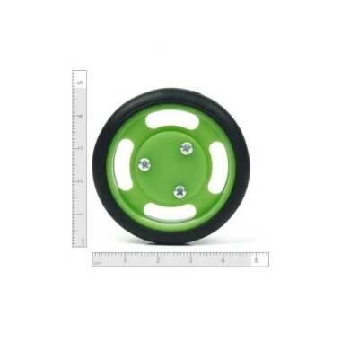 Geçmeli Tekerlek Seti 50x11mm - Yeşil - 3 data-big=