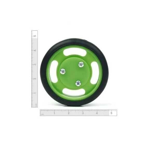 Geçmeli Tekerlek Seti 50x11mm - Yeşil - 3