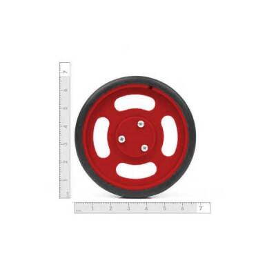Geçmeli Tekerlek Seti 70x11mm - Kırmızı - 3 data-big=
