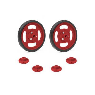 Geçmeli Tekerlek Seti 70x11mm - Kırmızı - 1 data-big=