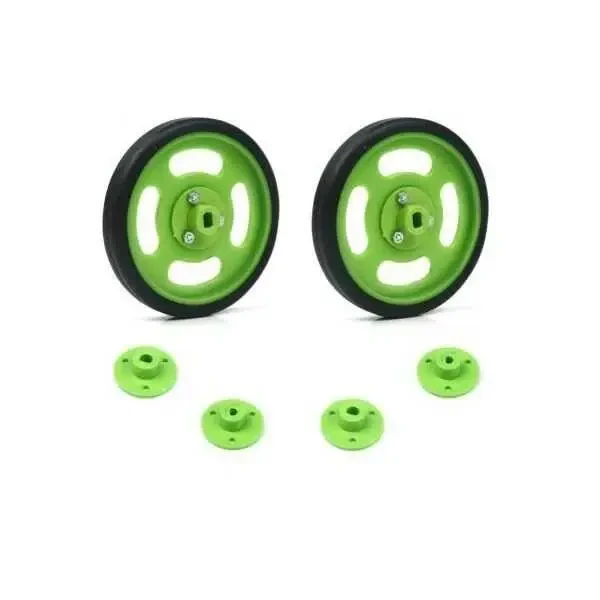 Geçmeli Tekerlek Seti 70x11mm - Yeşil - 1